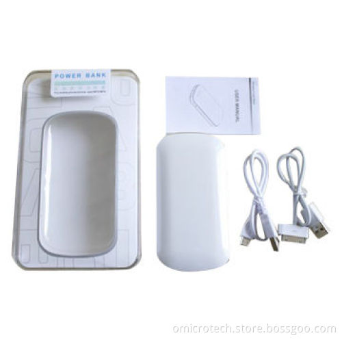 4,400mAh Fashionable Polymer Dual-USB Port Power Banks, Long Standby Time, Various Colors Available